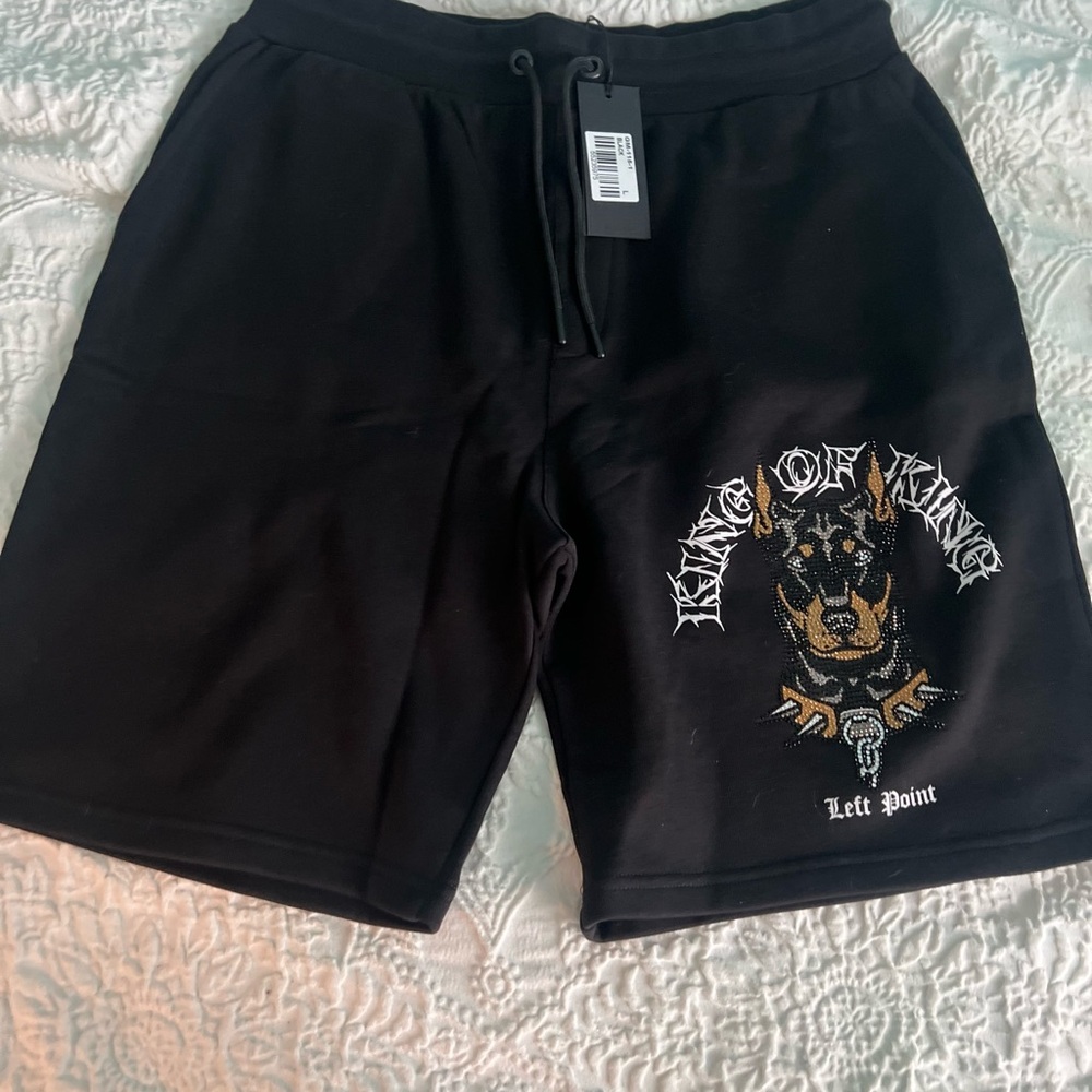 Black Athletic Men's Shorts